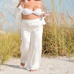 Satin fashion nova pants